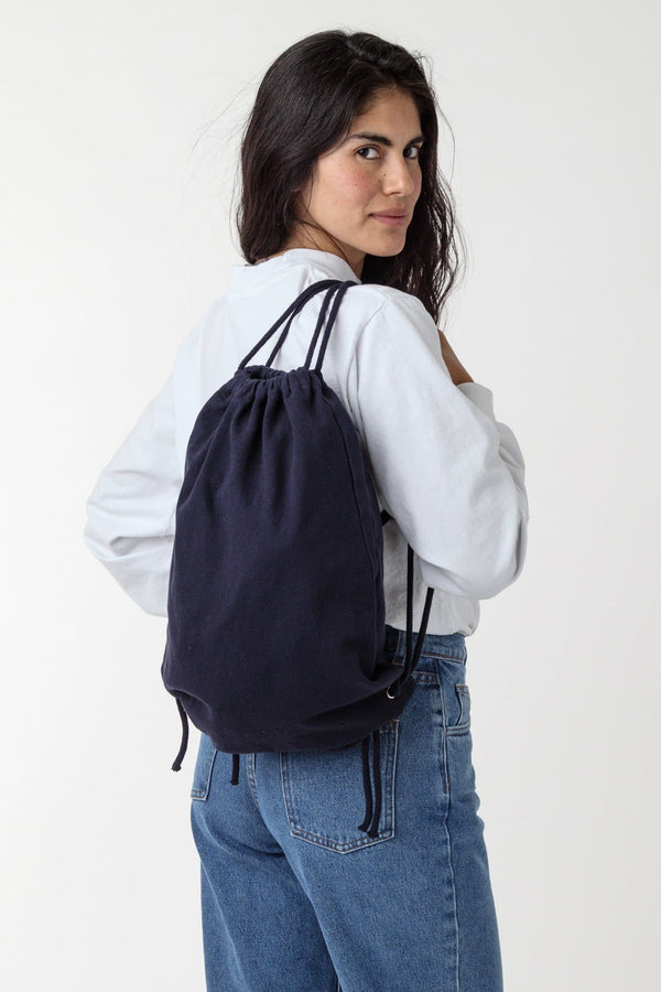 Los Angeles Apparel Bull Denim Drawstring Backpack