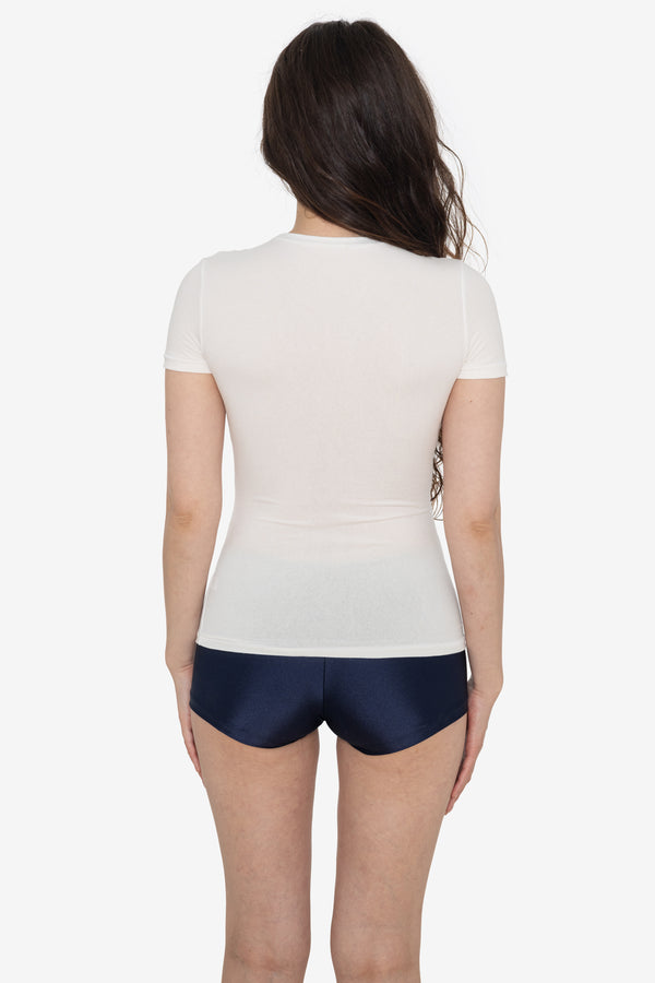 Los Angeles Apparel Cheesecloth Fitted T-Shirt