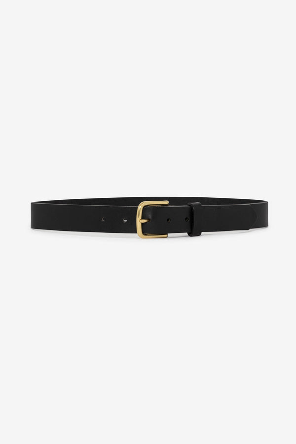 Los Angeles Apparel Classic Buckle Leather Belt