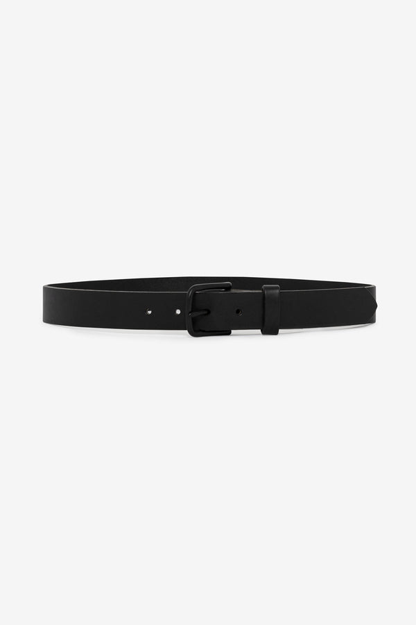 los angeles apparel Classic Buckle Leather Belt