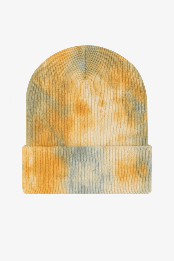 los angeles apparel Classic Cuff Tie Dye Beanie