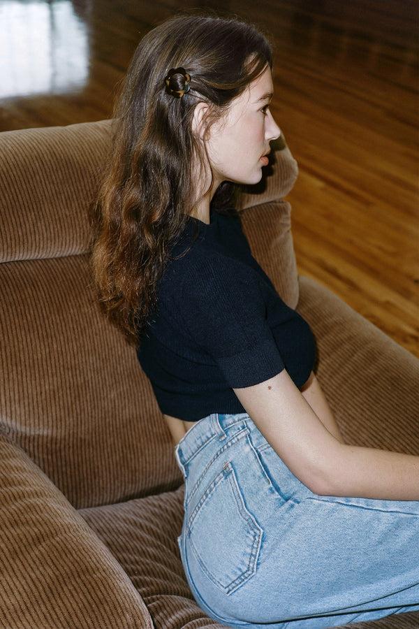 Los Angeles Apparel Classic Flower Barette