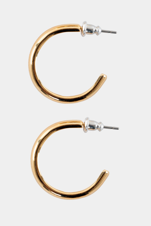 los angeles apparel Classic Hoop Earrings