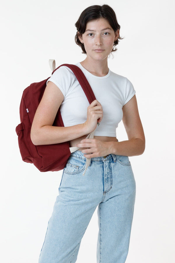 Los Angeles Apparel Cotton Canvas Backpack