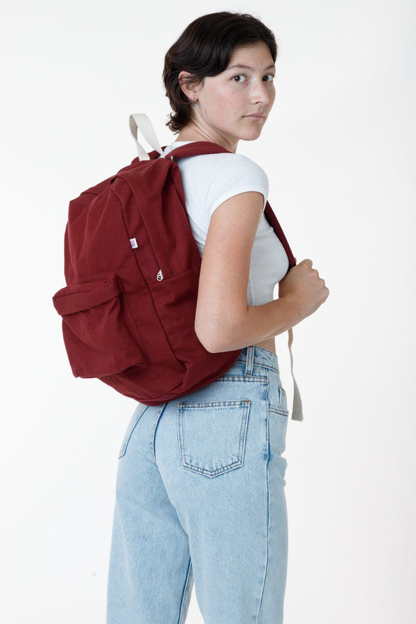 los angeles apparel Cotton Canvas Backpack
