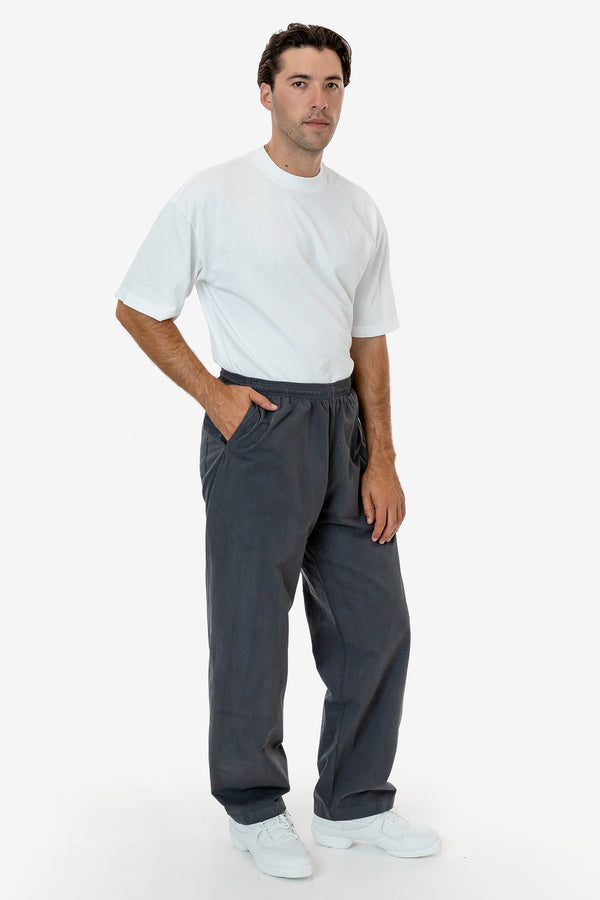 Los Angeles Apparel Cotton Poplin Wide Leg Pant