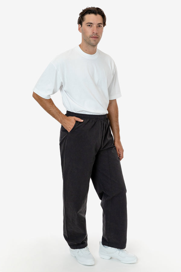 Los Angeles Apparel Cotton Poplin Wide Leg Pant