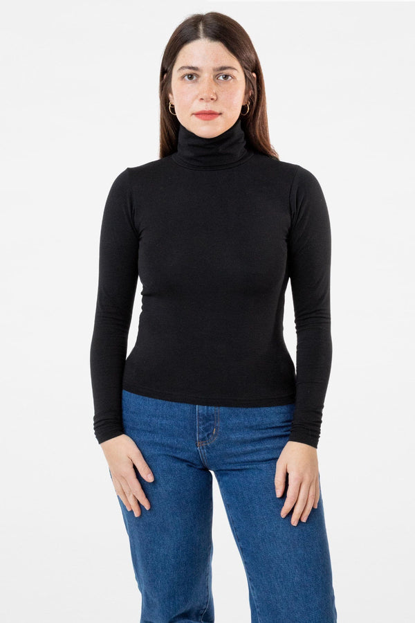 Los Angeles Apparel Cotton Spandex Turtleneck