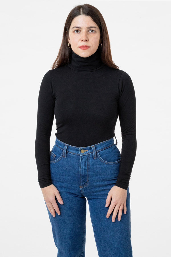 los angeles apparel Cotton Spandex Turtleneck