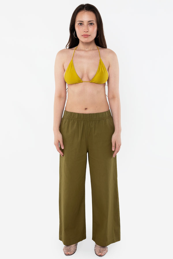 Los Angeles Apparel Cotton Twill Wide Pants