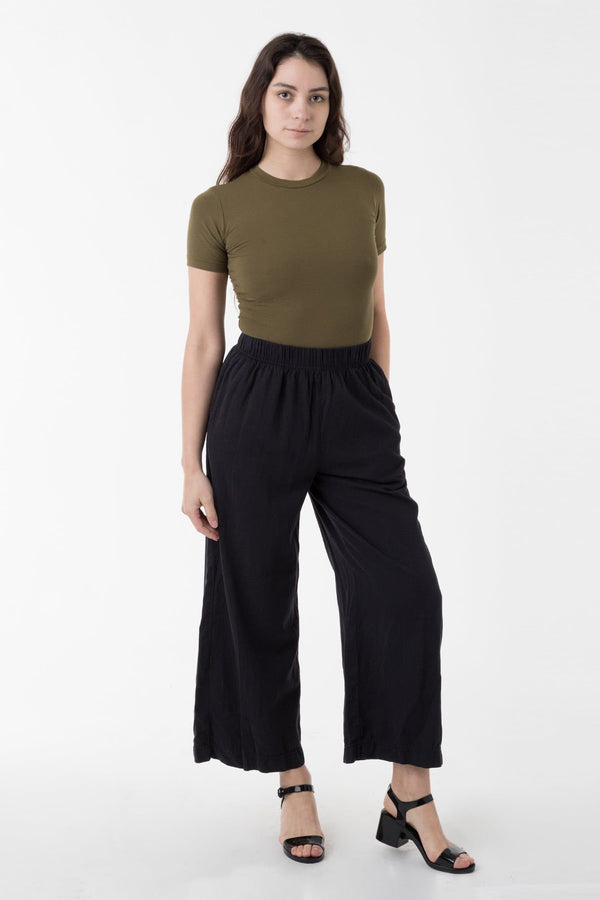 los angeles apparel Cotton Twill Wide Pants