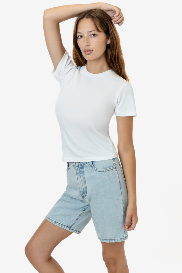 Los Angeles Apparel Crew Neck Baby Tee