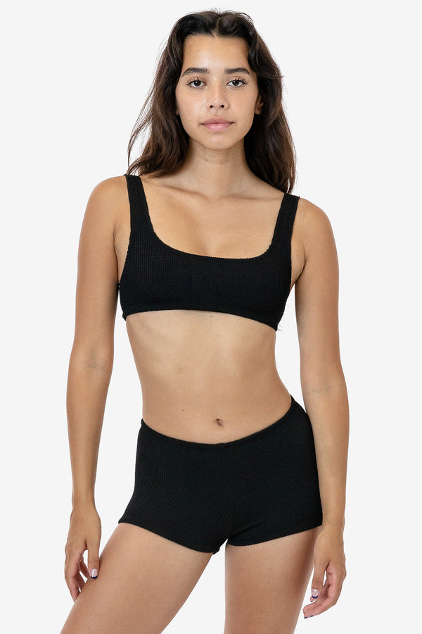 los angeles apparel Crinkle Hot Shorts