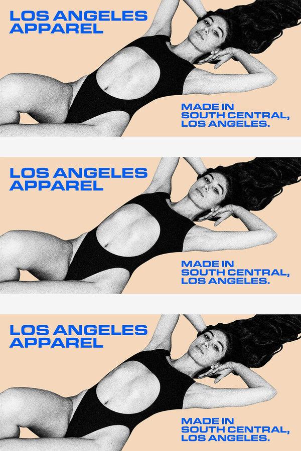 Los Angeles Apparel Cutout Bodysuit