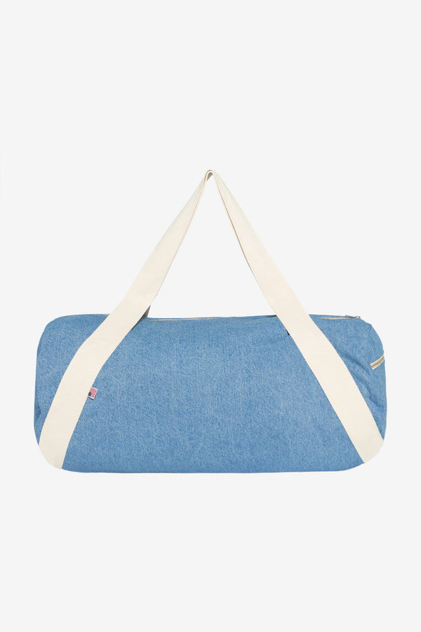Los Angeles Apparel Denim Diagonal Strap Gym Bag
