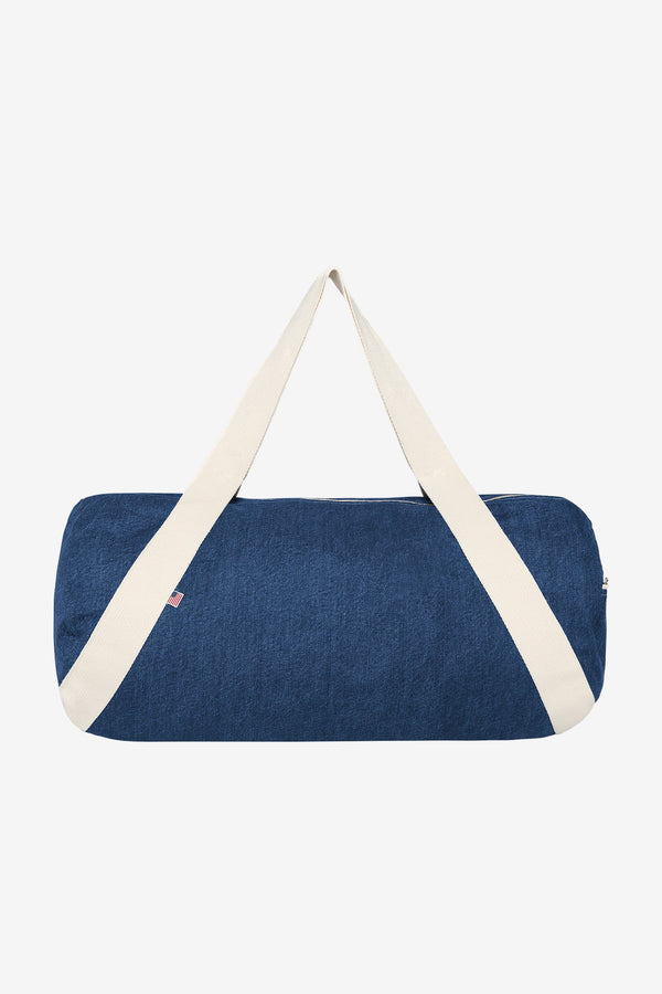 los angeles apparel Denim Diagonal Strap Gym Bag