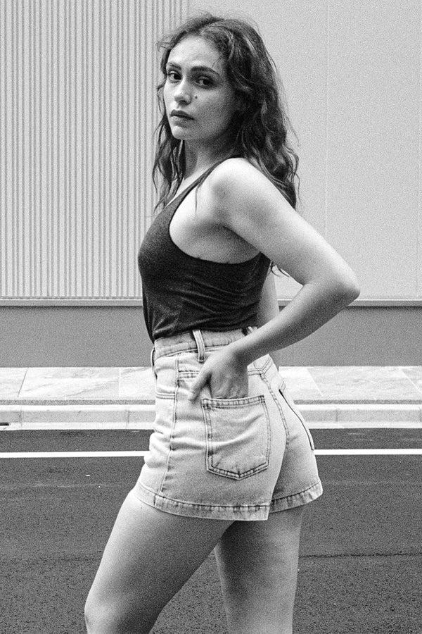 Los Angeles Apparel Denim Loose Short