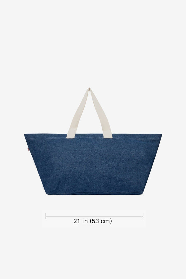 los angeles apparel Denim Oversized Bag