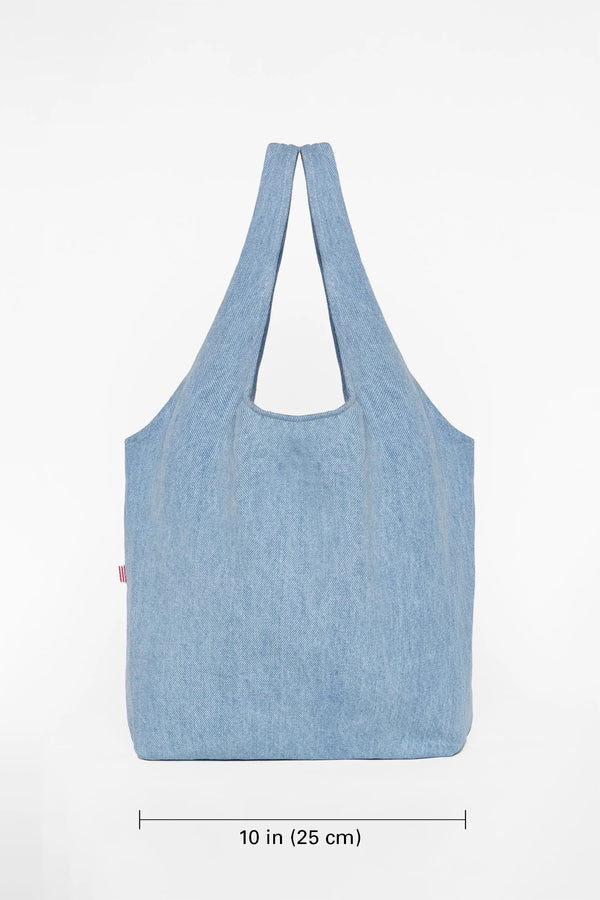 Los Angeles Apparel Denim Shopping Bag