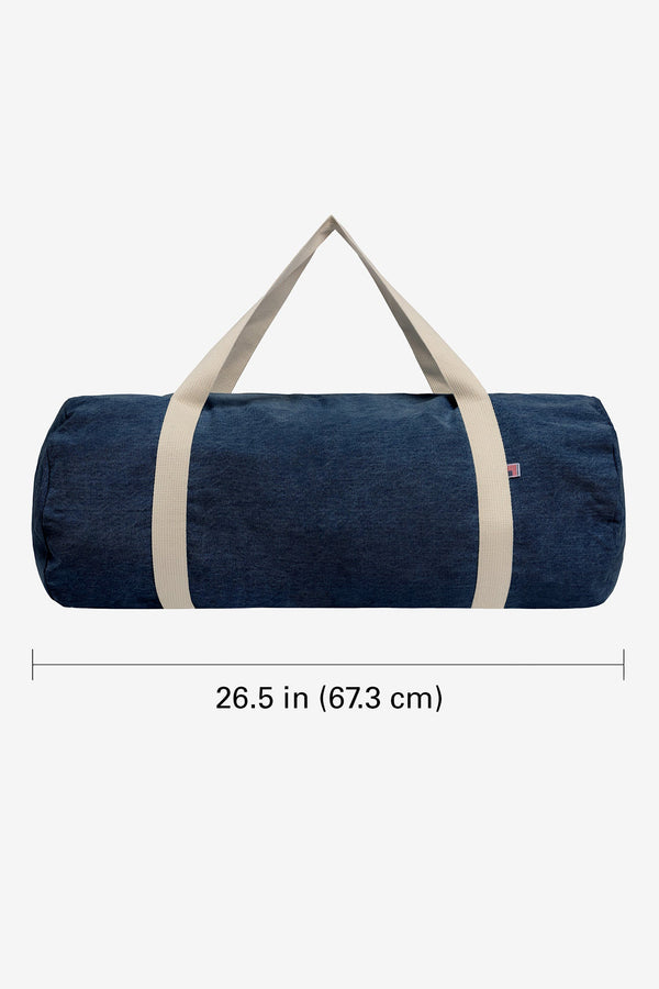 los angeles apparel Denim Weekender Bag