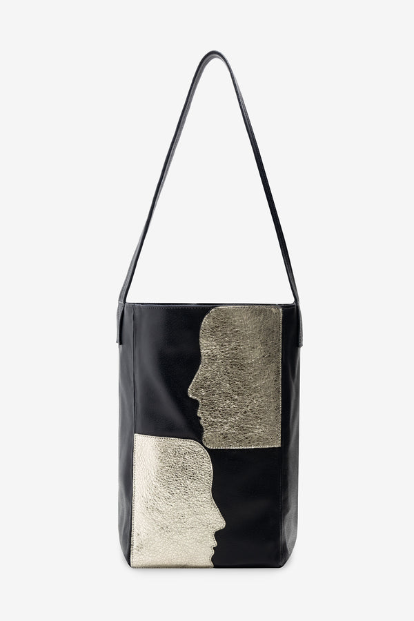 Los Angeles Apparel Double Silhouette Slim Tote