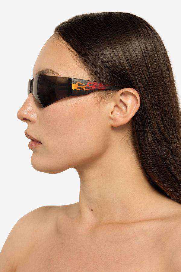 Los Angeles Apparel Drifting Black Sunglasses