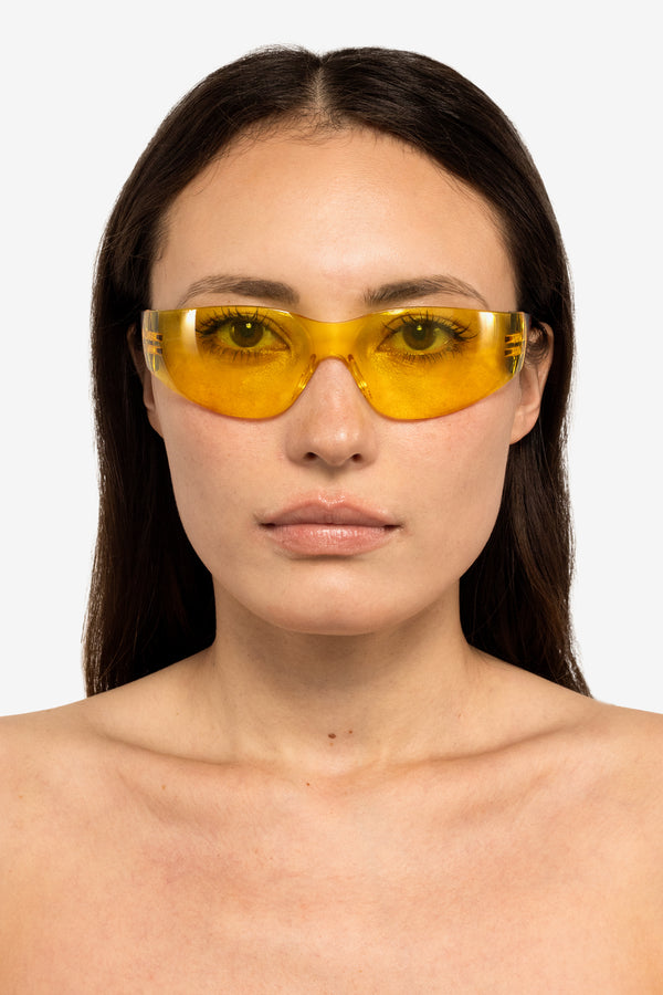 Los Angeles Apparel Drifting Yellow Sunglasses