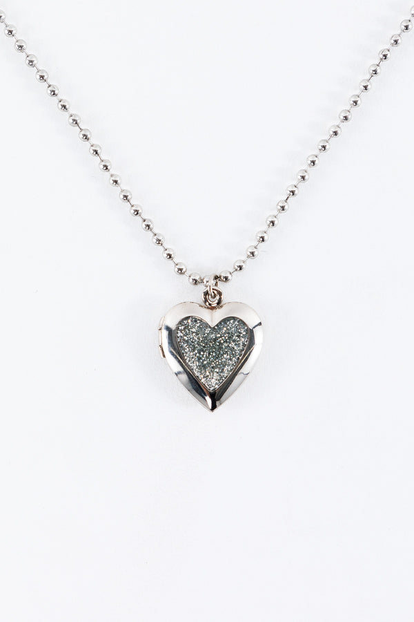 Los Angeles Apparel Enameled Heart Locket