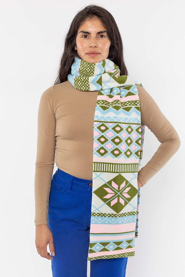 los angeles apparel Fair Isle Scarf