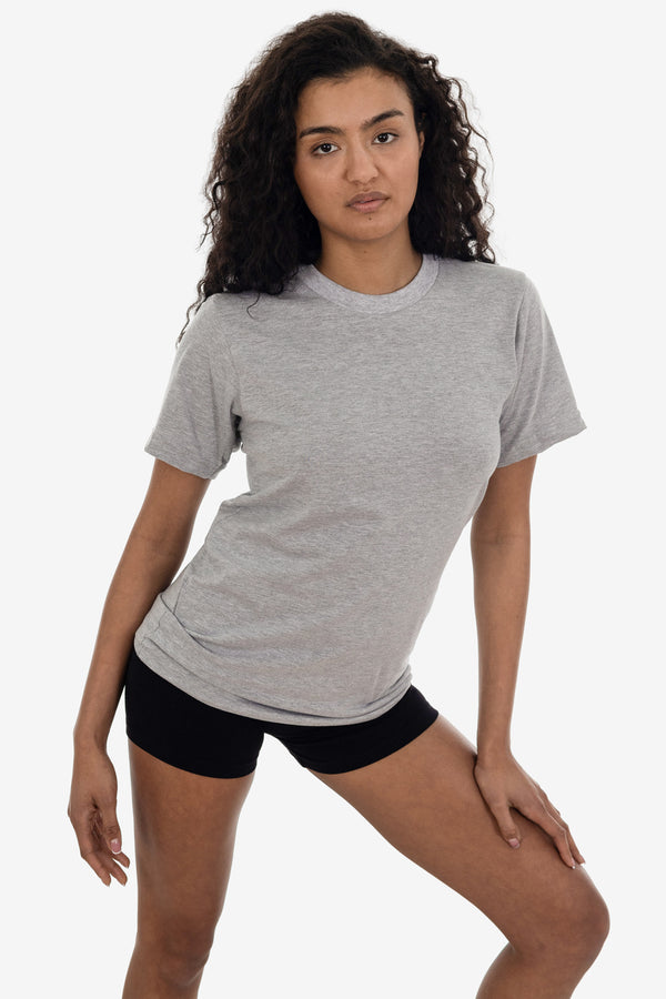 Los Angeles Apparel Fine Jersey Crew Neck T-Shirt