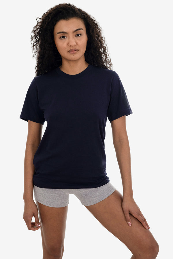 Los Angeles Apparel Fine Jersey Crew Neck T-Shirt