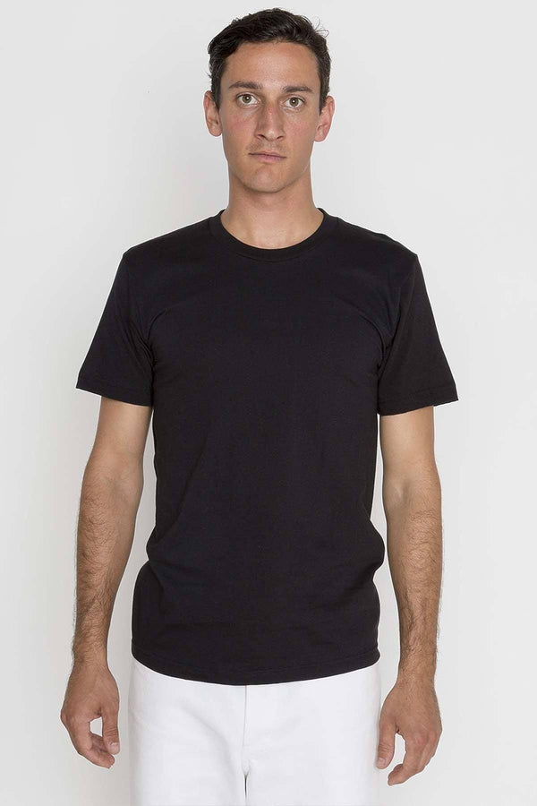 los angeles apparel Fine Jersey Crew Neck T-Shirt