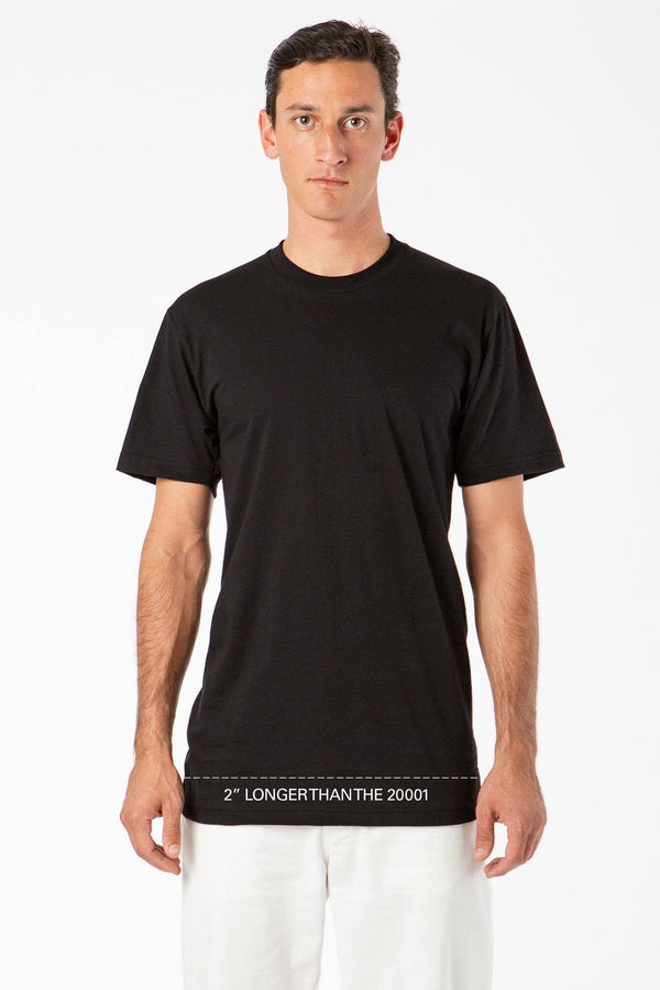 Los Angeles Apparel Fine Jersey Crew Neck Tall Tee