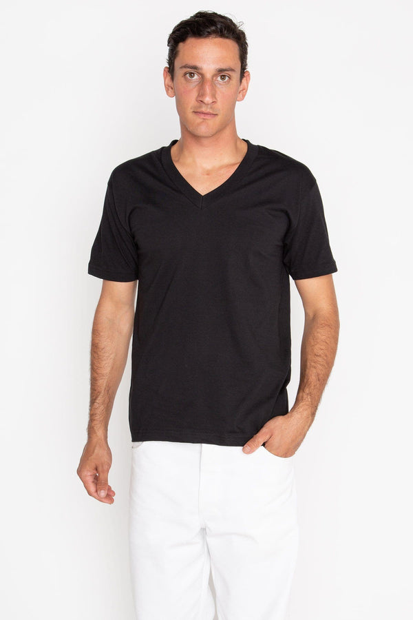 los angeles apparel Fine Jersey V-Neck T-Shirt