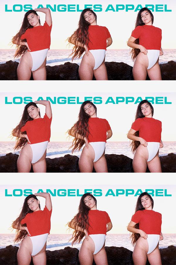 Los Angeles Apparel Fisherman Cropped Tee