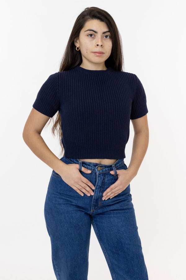 Los Angeles Apparel Fisherman Cropped Tee