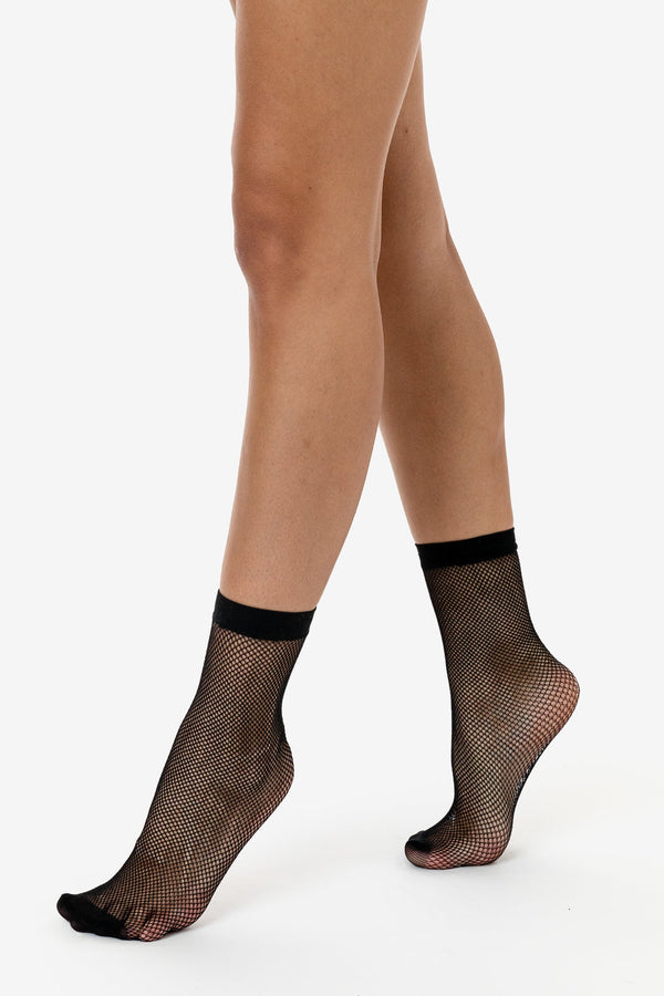 los angeles apparel Fishnet Ankle Sock