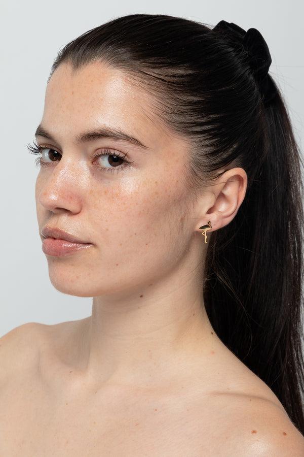 Los Angeles Apparel Flamingo Earrings