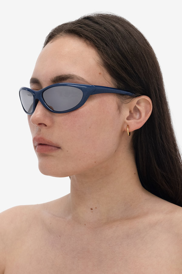 Los Angeles Apparel Flat Open Hoop Earrings