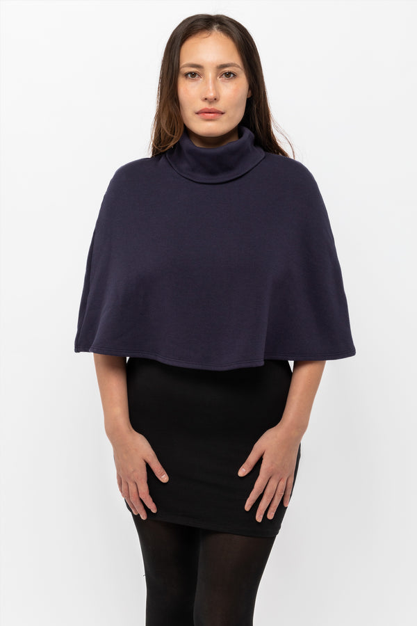Los Angeles Apparel Flex Fleece Turtleneck Cape