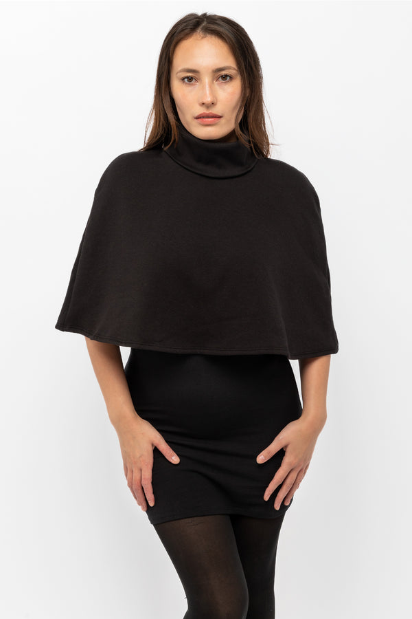 los angeles apparel Flex Fleece Turtleneck Cape