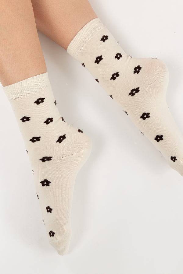 Los Angeles Apparel Flower Sock 4 Pack