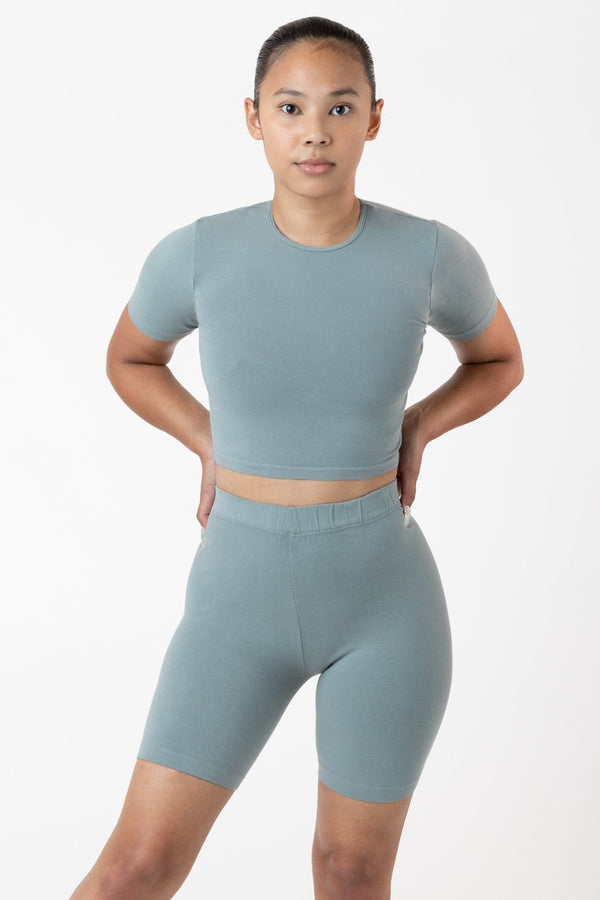 Los Angeles Apparel Garment Dye Bike Shorts