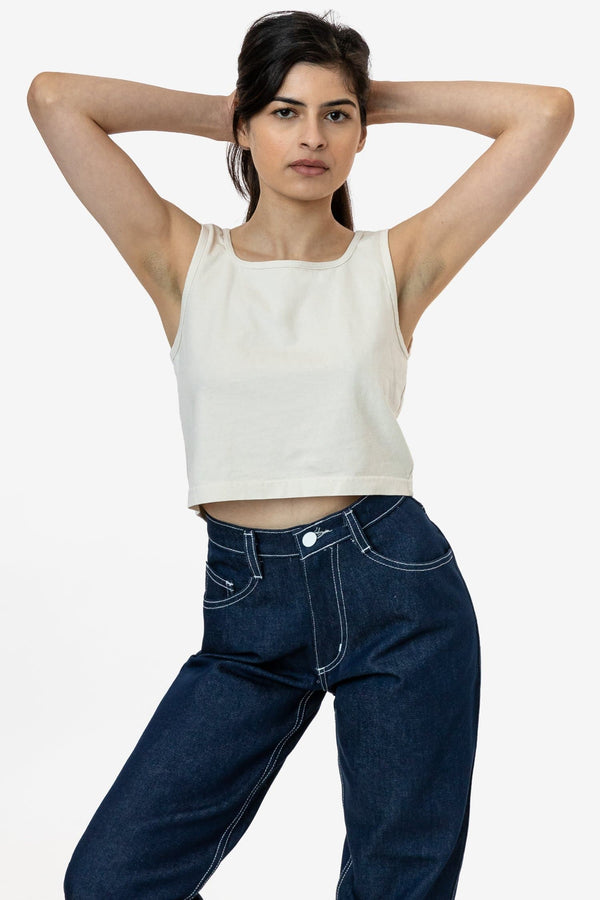 Los Angeles Apparel Garment Dye Crop Tank