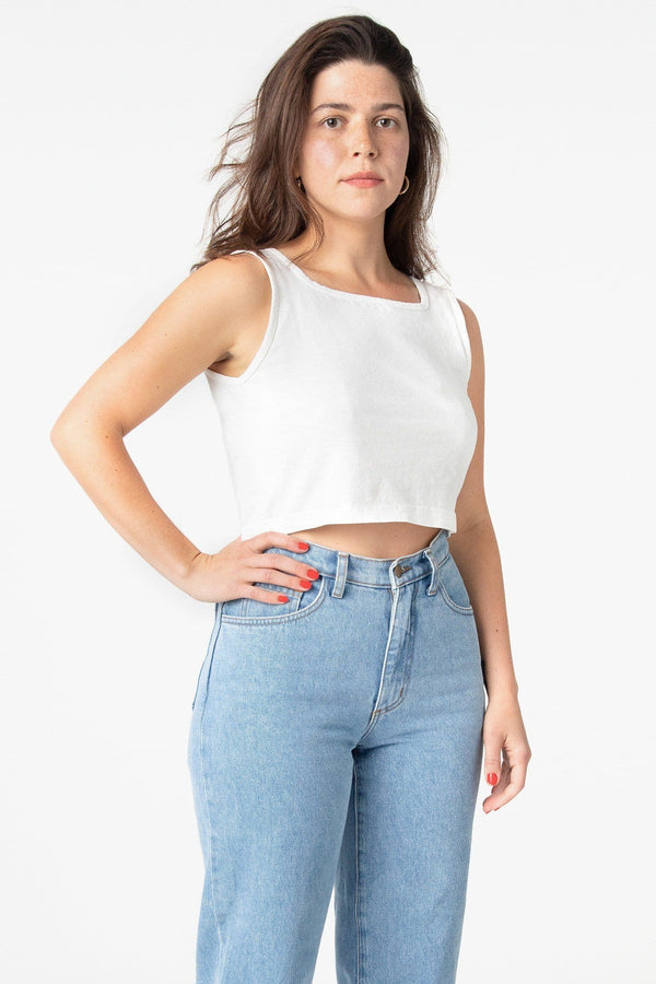 Los Angeles Apparel Garment Dye Crop Tank