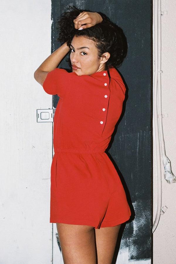 Los Angeles Apparel Garment Dye T-Shirt Romper