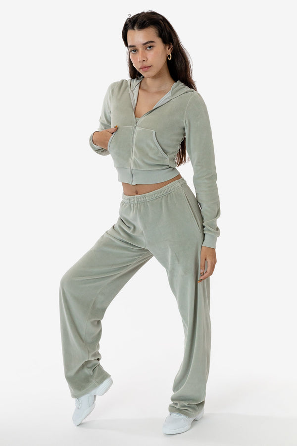 Los Angeles Apparel Garment Dye Velour Lounge Pant