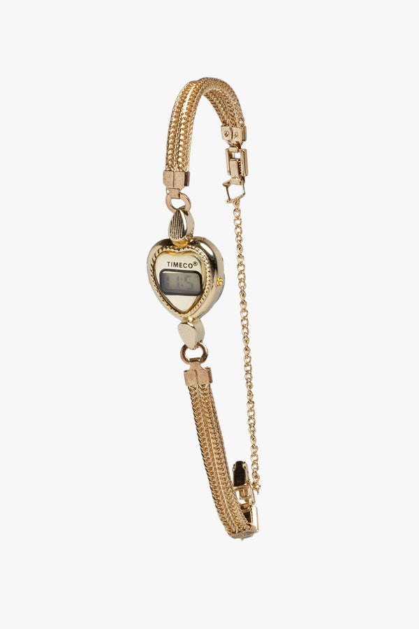 Los Angeles Apparel Heart Chain Watch