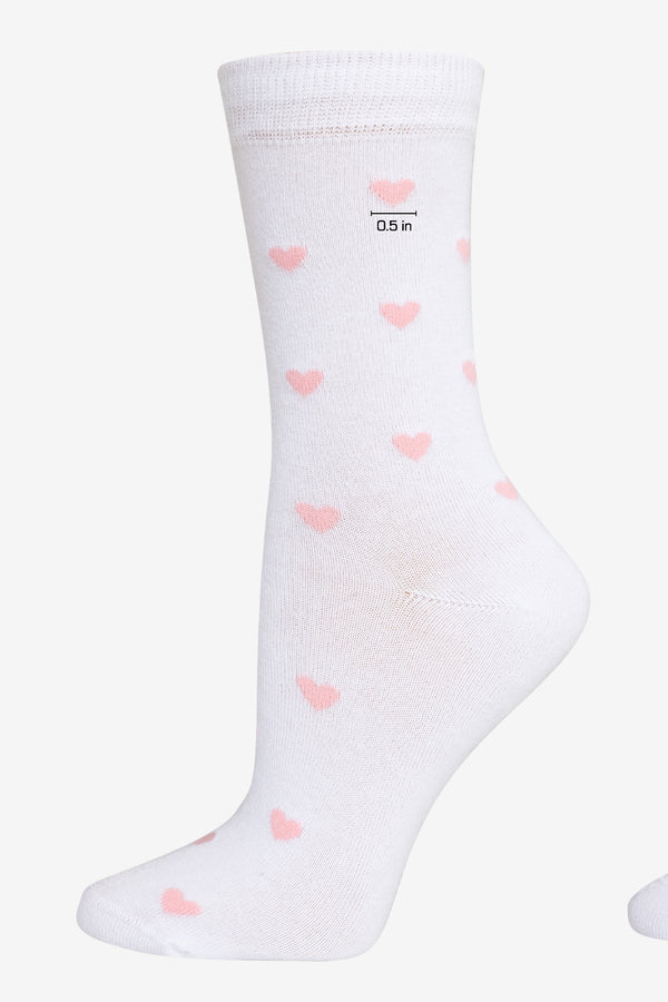 Los Angeles Apparel Heart Sock 4 Pack