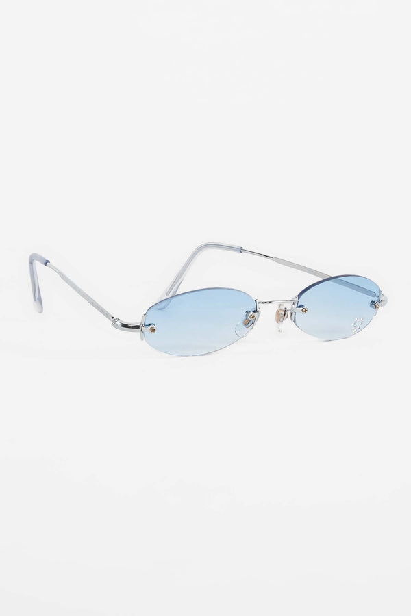 Los Angeles Apparel Heartbreaker Blue Sunglasses